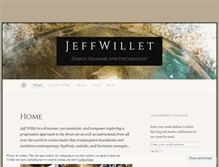 Tablet Screenshot of jeffwilletmusic.com